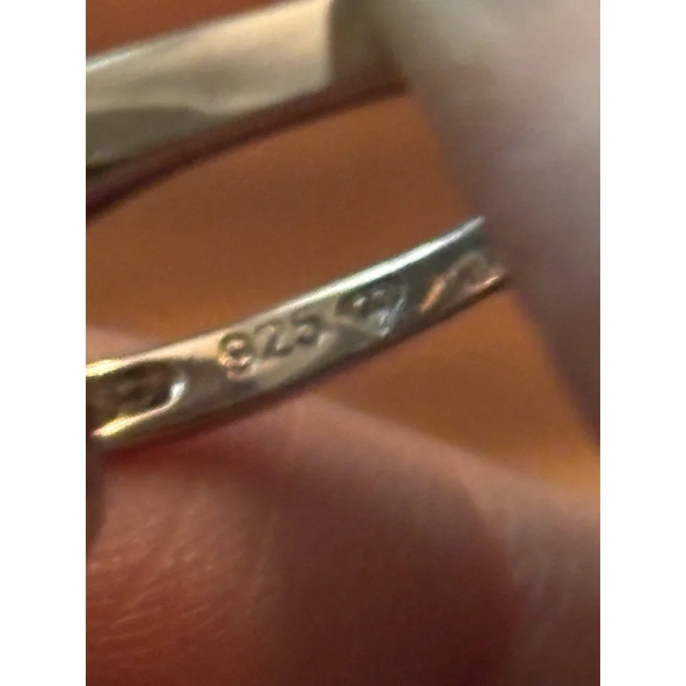 Sterling Silver Multi Gemstone Ring Size 7